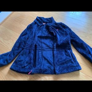Lilly Pulitzer XL blue fleece zipped jacket